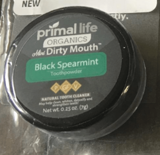 Primal Life Dirty Mouth Tooth Powder