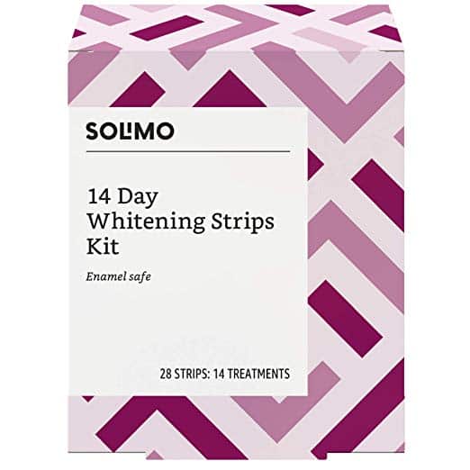 Solimo whitening strips kit